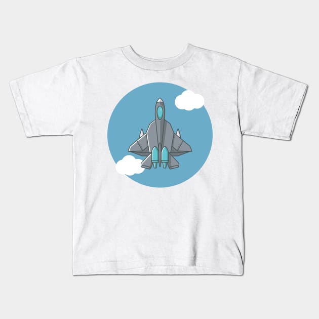 war aircraft Kids T-Shirt by fflat hds